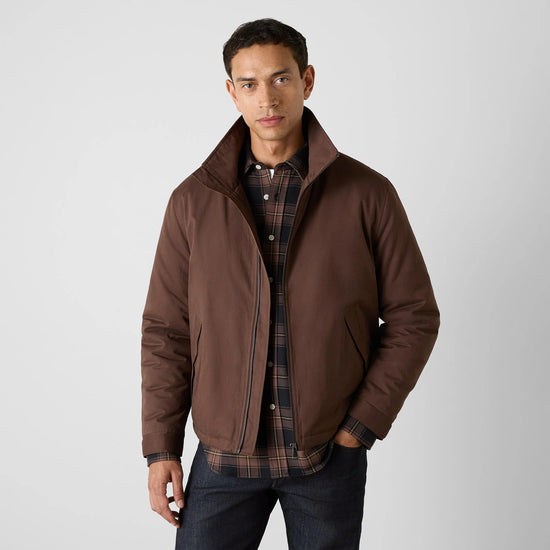 Young Ideas & Henmores -Passo Harrington Jacket -Chocolate -M