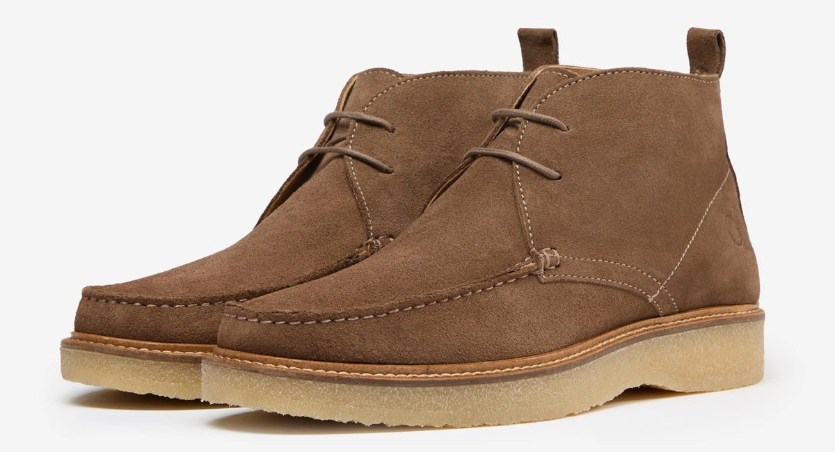 Young Ideas & Henmores -Xixona Suede Chukka Boot -Taupe -8
