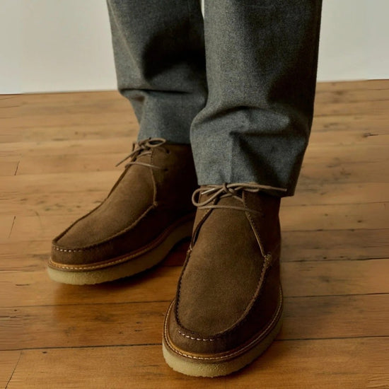 Young Ideas & Henmores -Xixona Suede Chukka Boot -Taupe -8