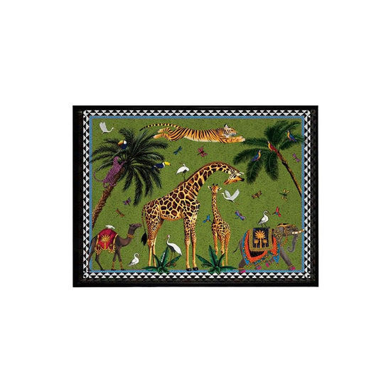 Young Ideas & Henmores -Flying Tiger Small Tray -Green -17x13cm