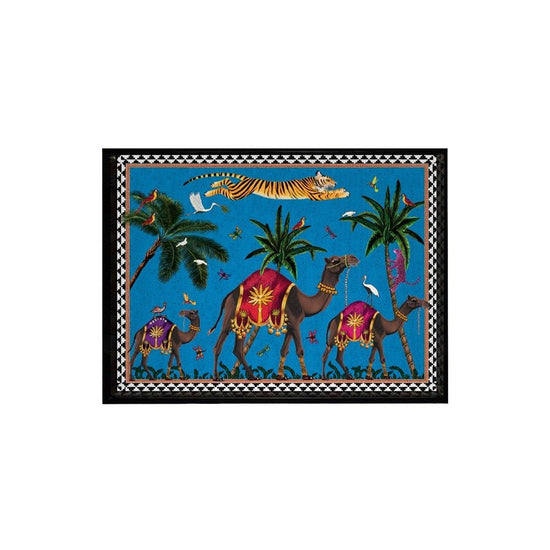 Young Ideas & Henmores -Flying Tiger Small Tray -Blue -17x13cm