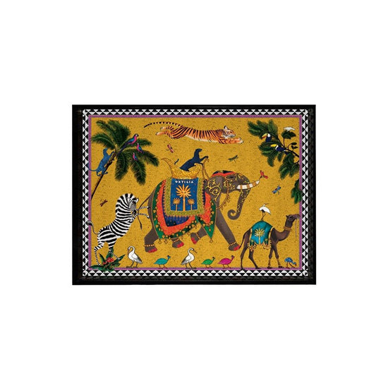 Young Ideas & Henmores -Flying Tiger Small Tray -Yellow -17x13cm