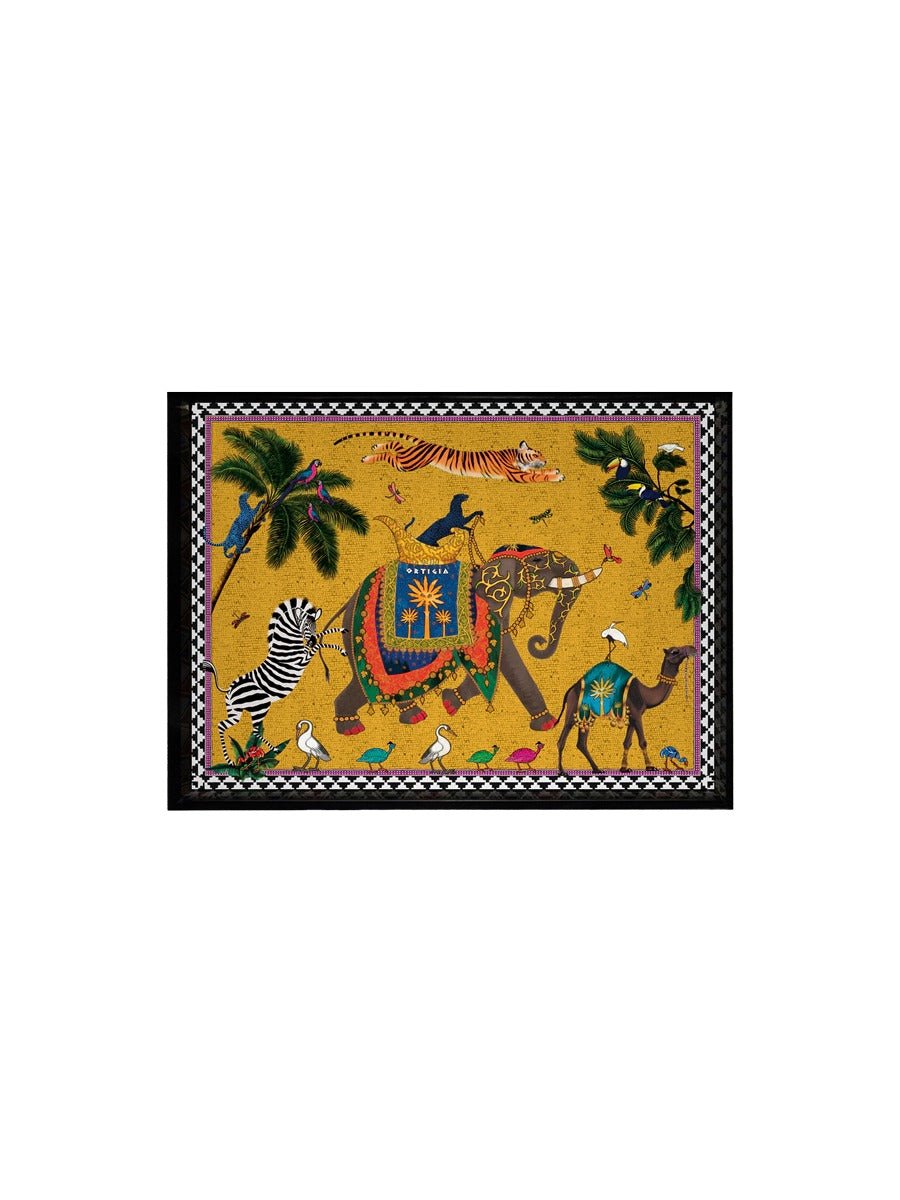 Young Ideas & Henmores -Flying Tiger Small Tray -Yellow -17x13cm
