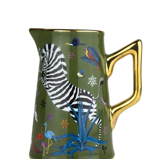 Young Ideas & Henmores -Jungle Green Small Jug -Green -OS