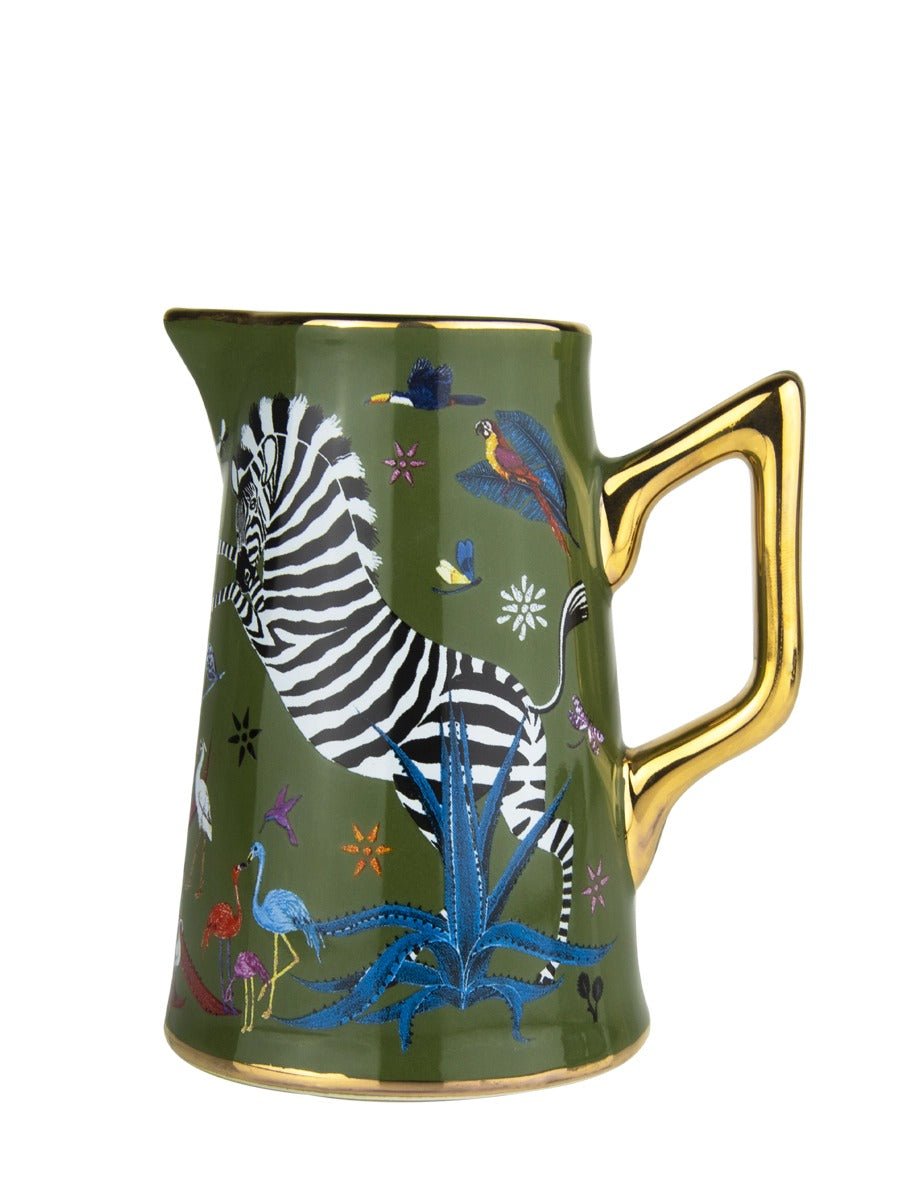 Young Ideas & Henmores -Jungle Green Small Jug -Green -OS