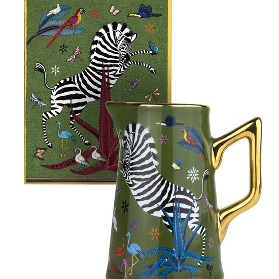 Young Ideas & Henmores -Jungle Green Small Jug -Green -OS