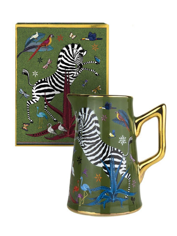 Young Ideas & Henmores -Jungle Green Small Jug -Green -OS