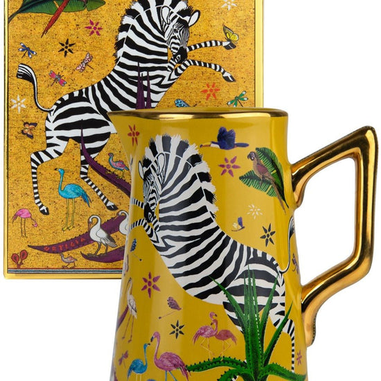 Young Ideas & Henmores -Jungle Sahara Jug -Yellow -OS