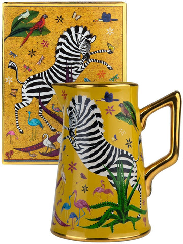 Young Ideas & Henmores -Jungle Sahara Jug -Yellow -OS