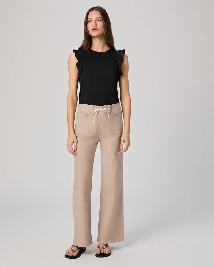 Young Ideas & Henmores - Alaria Sleeveless Frill Top - Black - XS