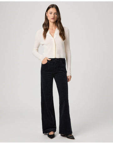 Young Ideas/Henmores - Anessa 31 Needle Cord Trousers - Navy - 25