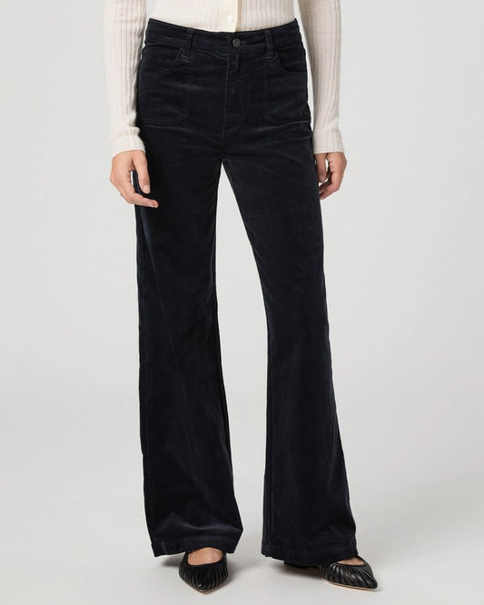Young Ideas & Henmores - Anessa 31 Needle Cord Trousers - Navy - 25