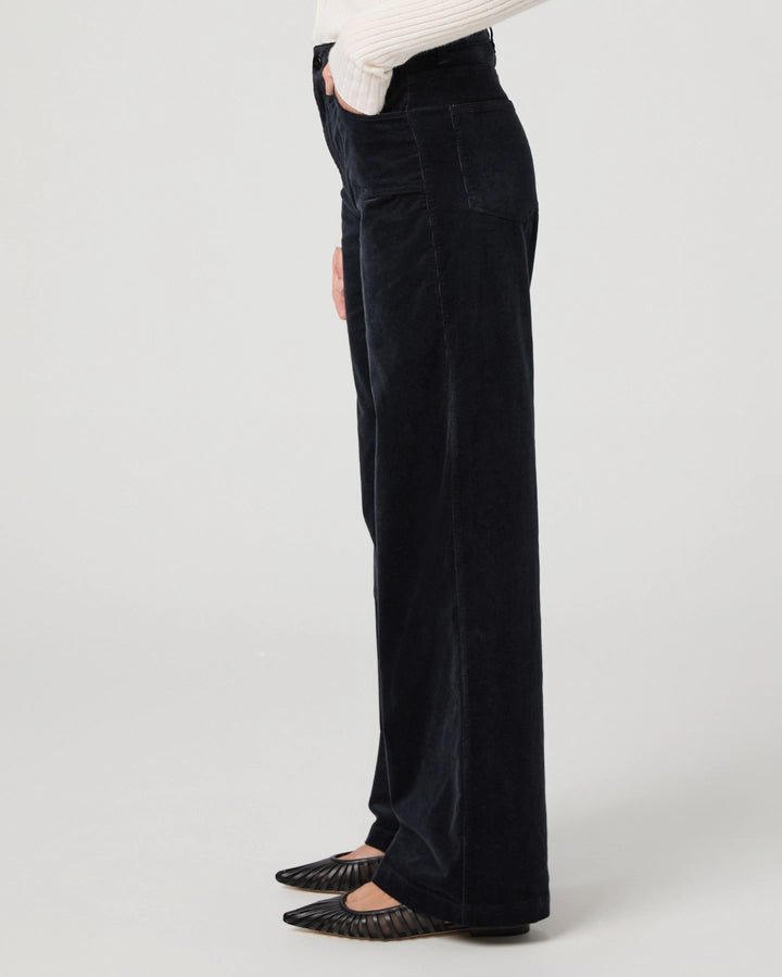 Young Ideas & Henmores - Anessa 31 Needle Cord Trousers - Navy - 25
