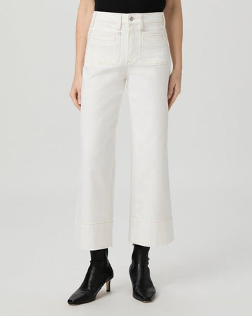 Young Ideas/Henmores - Anessa 31 Patch Pocket Wide Leg Jeans - Toasted Ecru - 25
