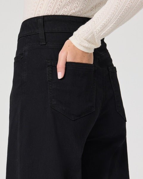 Young Ideas/Henmores - Anessa 31 Wide Leg Jeans - Black Shadow - 25