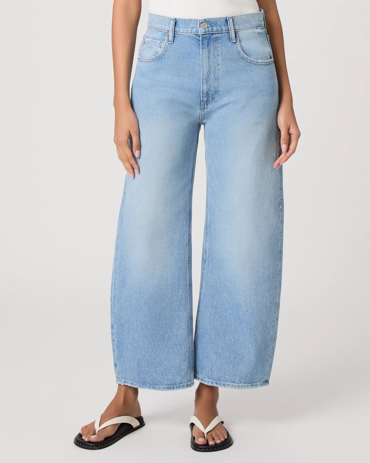 Young Ideas & Henmores - Arellia Ankle Barrel Leg Jeans - Fauve - 25