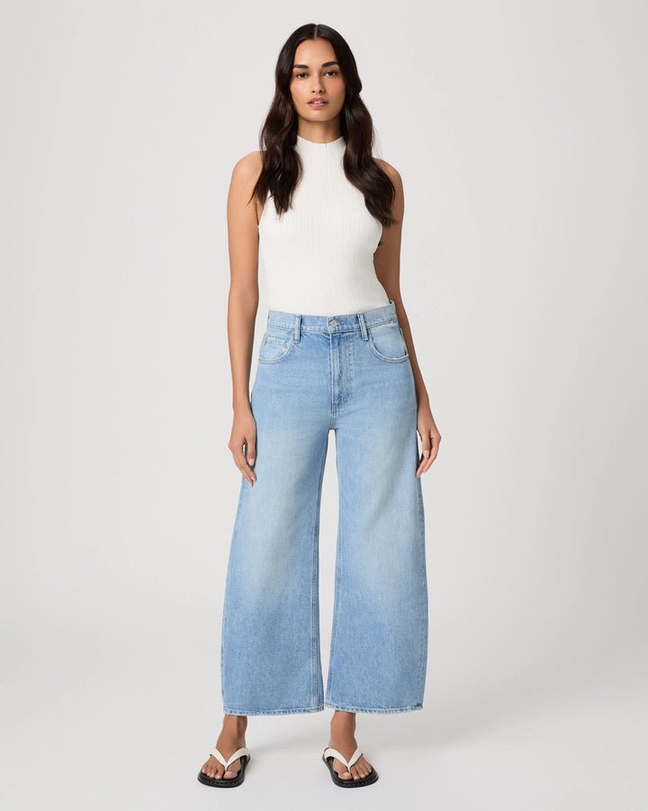 Young Ideas & Henmores - Arellia Ankle Barrel Leg Jeans - Fauve - 25