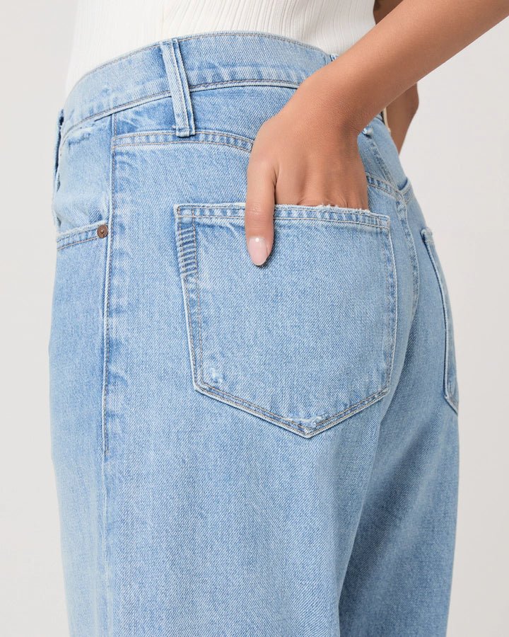 Young Ideas & Henmores - Arellia Ankle Barrel Leg Jeans - Fauve - 25