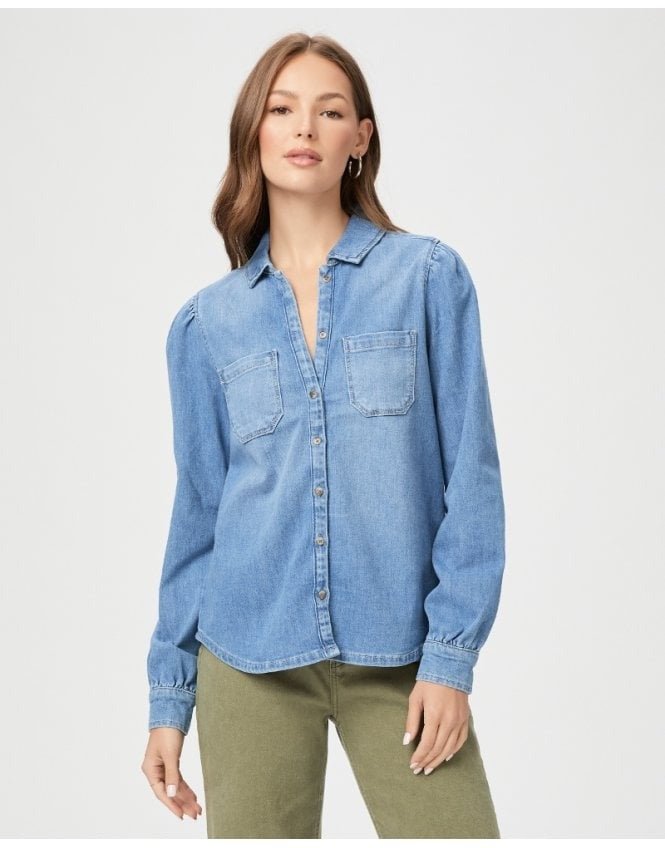 Young Ideas/Henmores - Belize Denim Shirt - Prescott Blue - M