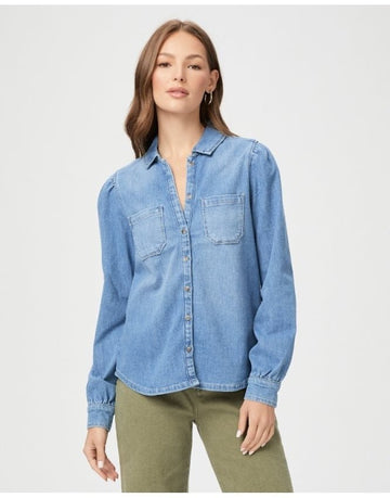 Young Ideas/Henmores - Belize Denim Shirt - Prescott Blue - M