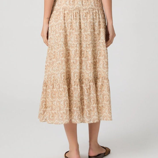 Young Ideas & Henmores -Calabria Paisley Skirt -Bone Multi -XS