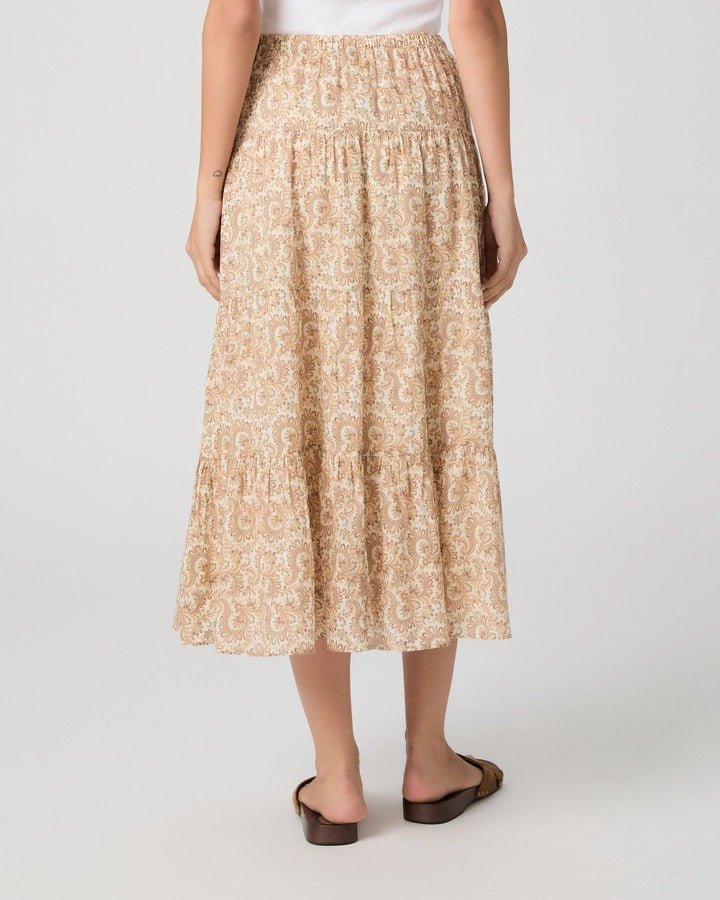 Young Ideas & Henmores -Calabria Paisley Skirt -Bone Multi -XS