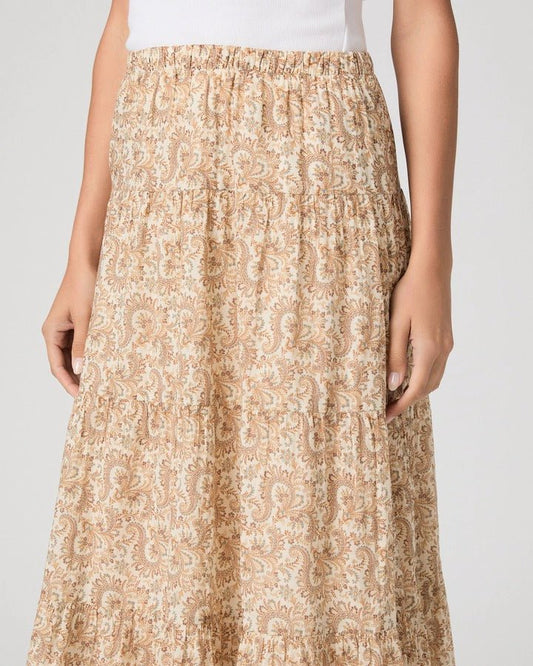 Young Ideas & Henmores -Calabria Paisley Skirt -Bone Multi -XS