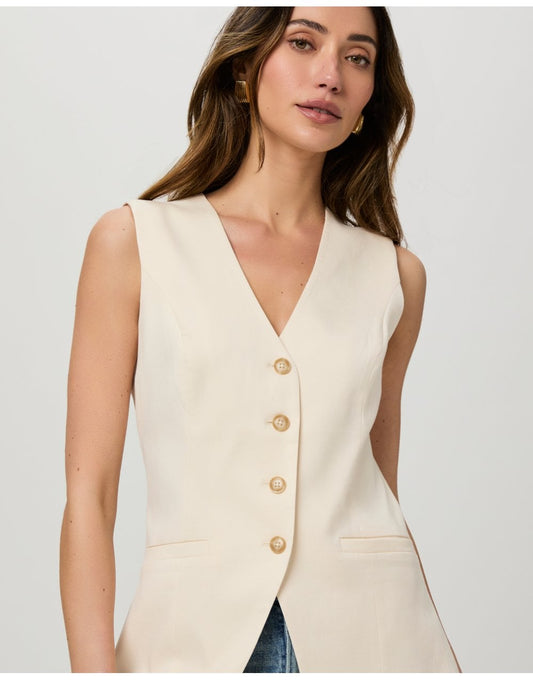 Young Ideas/Henmores - Campanelli Waistcoat Vest - Cream - 8