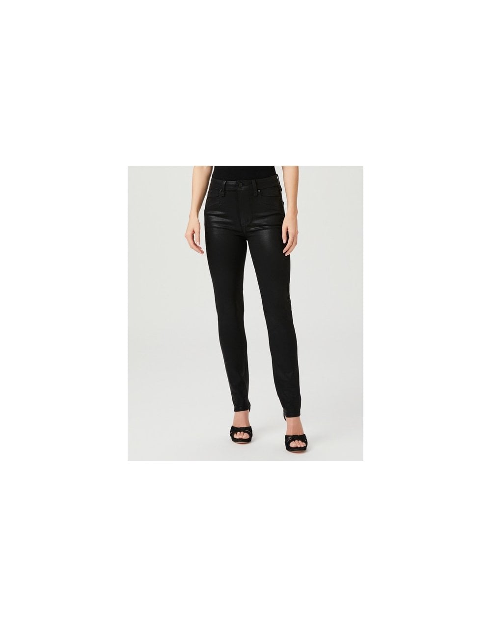 Young Ideas/Henmores - Gemma Luxe Coating Gita Pocket Jeans - Black Fog - 25