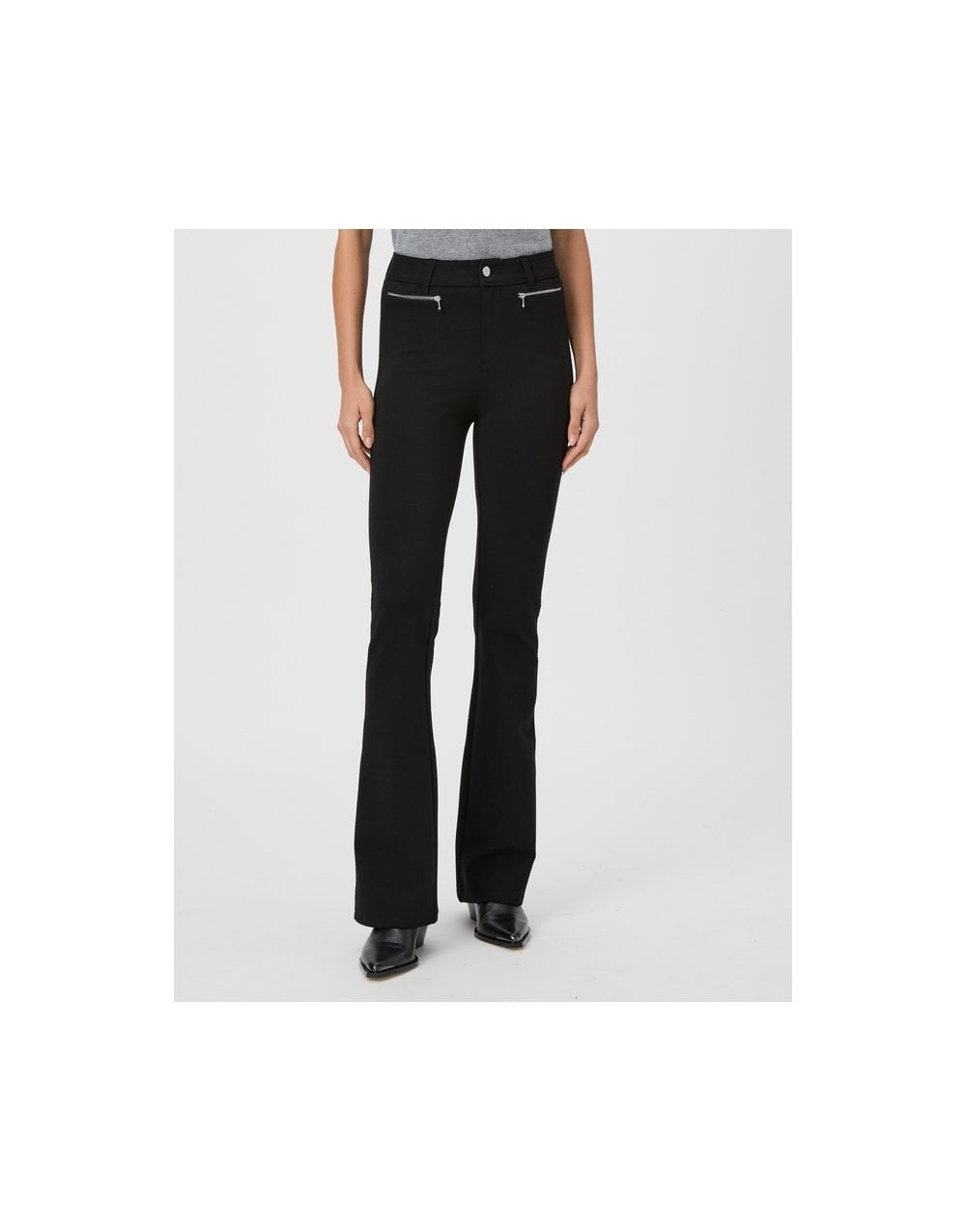 Young Ideas/Henmores - Hattena Zip Pocket Detail Trousers - Black - 25