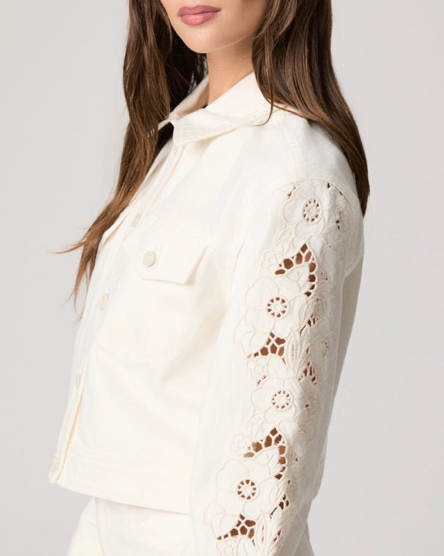 Young Ideas & Henmores - Michele Embroidered Jacket - Ecru - XS
