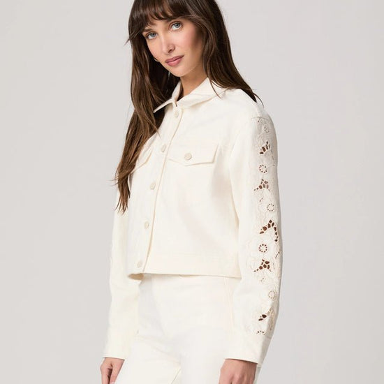 Young Ideas & Henmores - Michele Embroidered Jacket - Ecru - XS