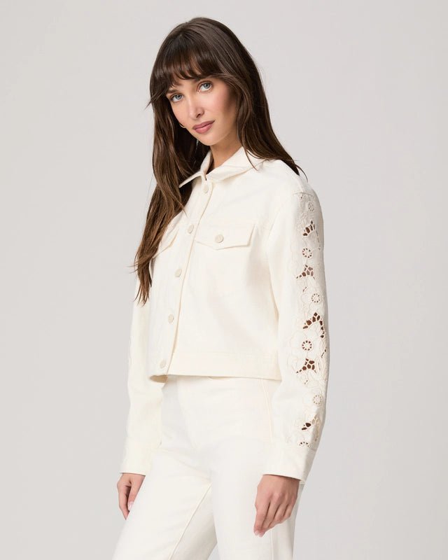 Young Ideas & Henmores - Michele Embroidered Jacket - Ecru - XS