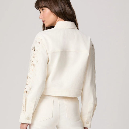 Young Ideas & Henmores - Michele Embroidered Jacket - Ecru - XS