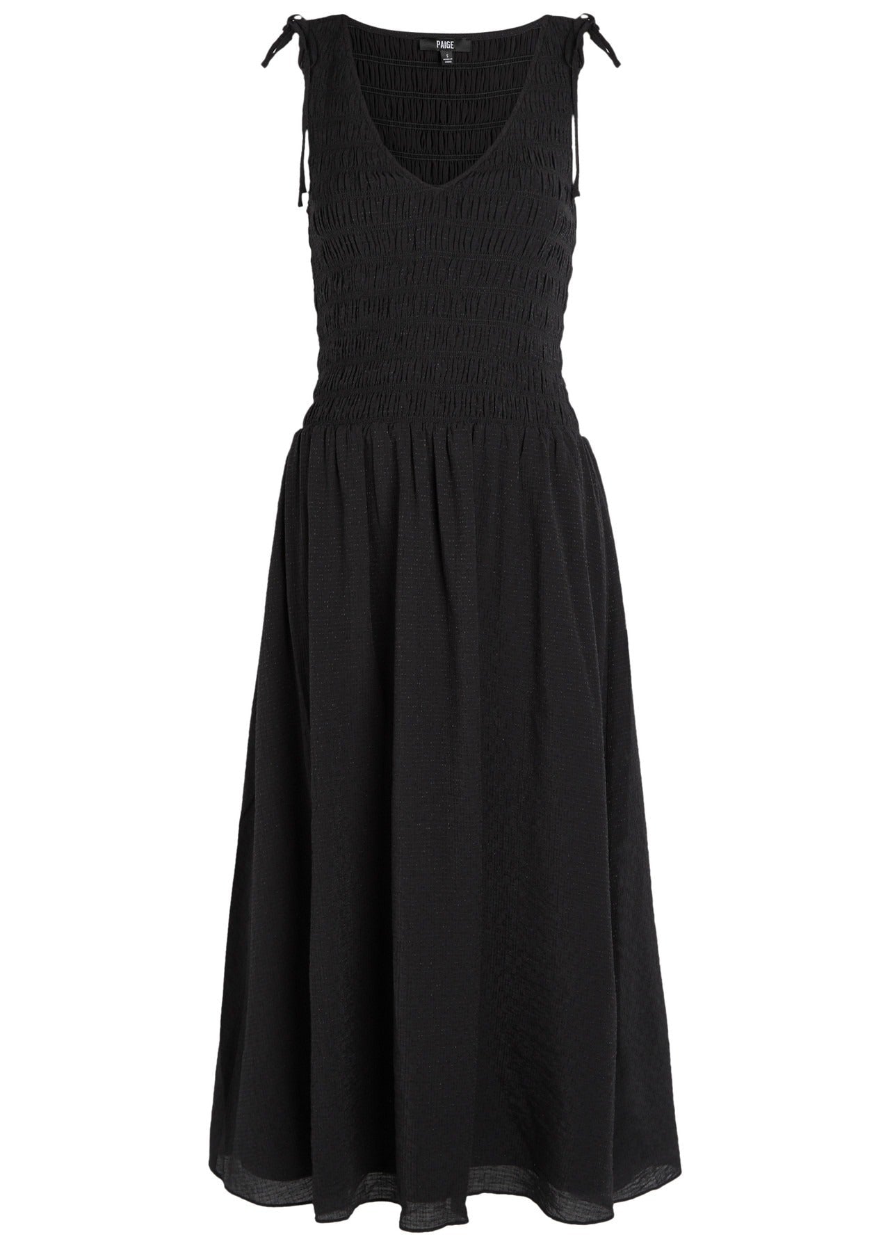 Young Ideas & Henmores -Sebastian Ruched Sleeveless Dress -Black -XS