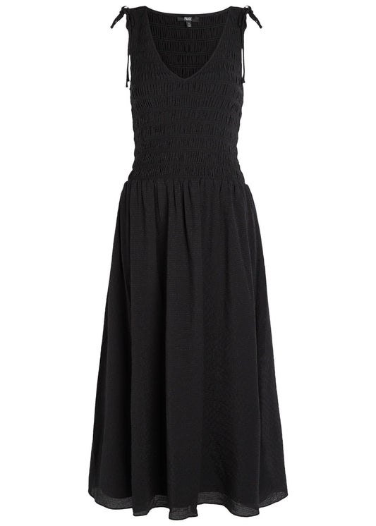 Young Ideas & Henmores -Sebastian Ruched Sleeveless Dress -Black -XS