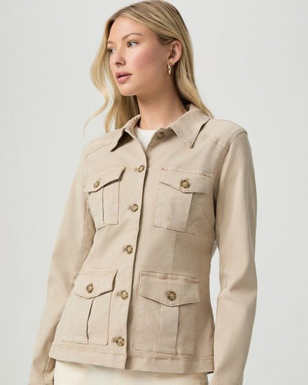 Young Ideas & Henmores - Stacey Denim Jacket - Vintage Soft Sand - S