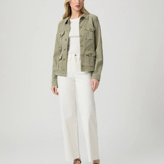 Young Ideas & Henmores - Stacey Denim Jacket - Vintage Oak Moss - XS