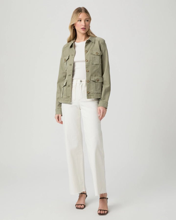 Young Ideas & Henmores - Stacey Denim Jacket - Vintage Oak Moss - XS