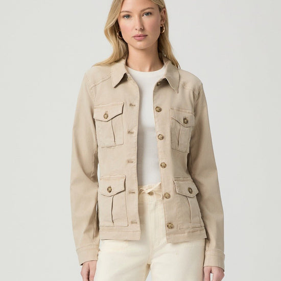 Young Ideas & Henmores - Stacey Denim Jacket - Vintage Oak Moss - XS