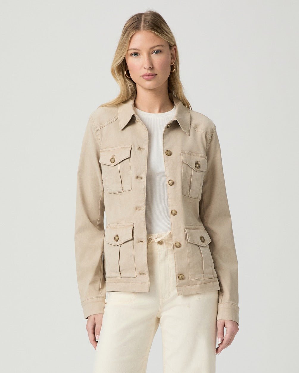 Young Ideas & Henmores - Stacey Denim Jacket - Vintage Oak Moss - XS
