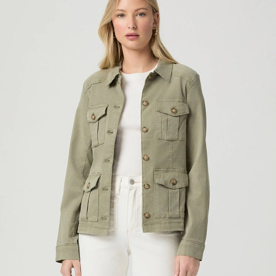 Young Ideas & Henmores - Stacey Denim Jacket - Vintage Oak Moss - XS