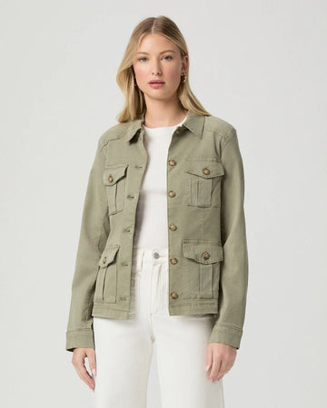 Young Ideas & Henmores - Stacey Denim Jacket - Vintage Oak Moss - XS