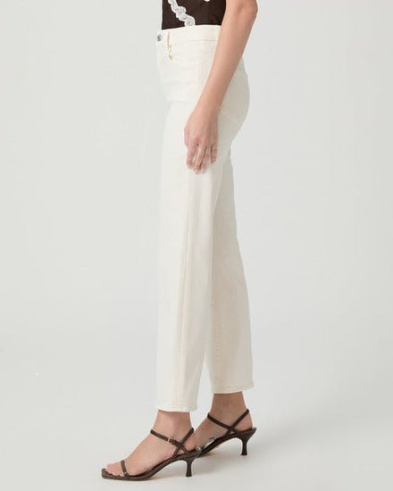 Young Ideas/Henmores - Stevie Straight Ankle Jeans - Cream Cloud - 25