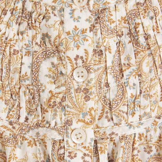 Young Ideas & Henmores -Zoia Paisley Blouse -Bone Multi -XS