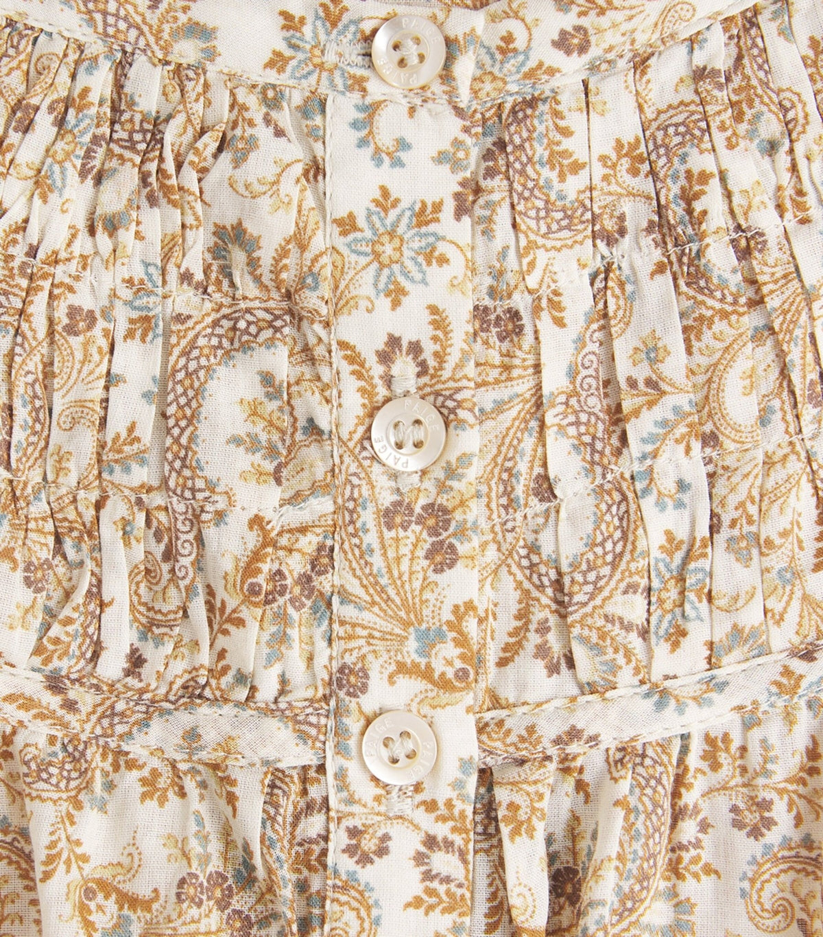 Young Ideas & Henmores -Zoia Paisley Blouse -Bone Multi -XS