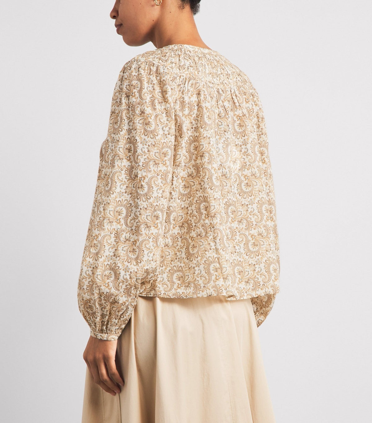 Young Ideas & Henmores -Zoia Paisley Blouse -Bone Multi -XS