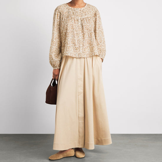 Young Ideas & Henmores -Zoia Paisley Blouse -Bone Multi -XS