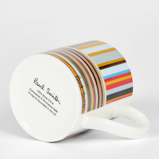 Young Ideas & Henmores -Bone China Horizontal Vertical Stripes Mug -92 Multi Stripe -OS