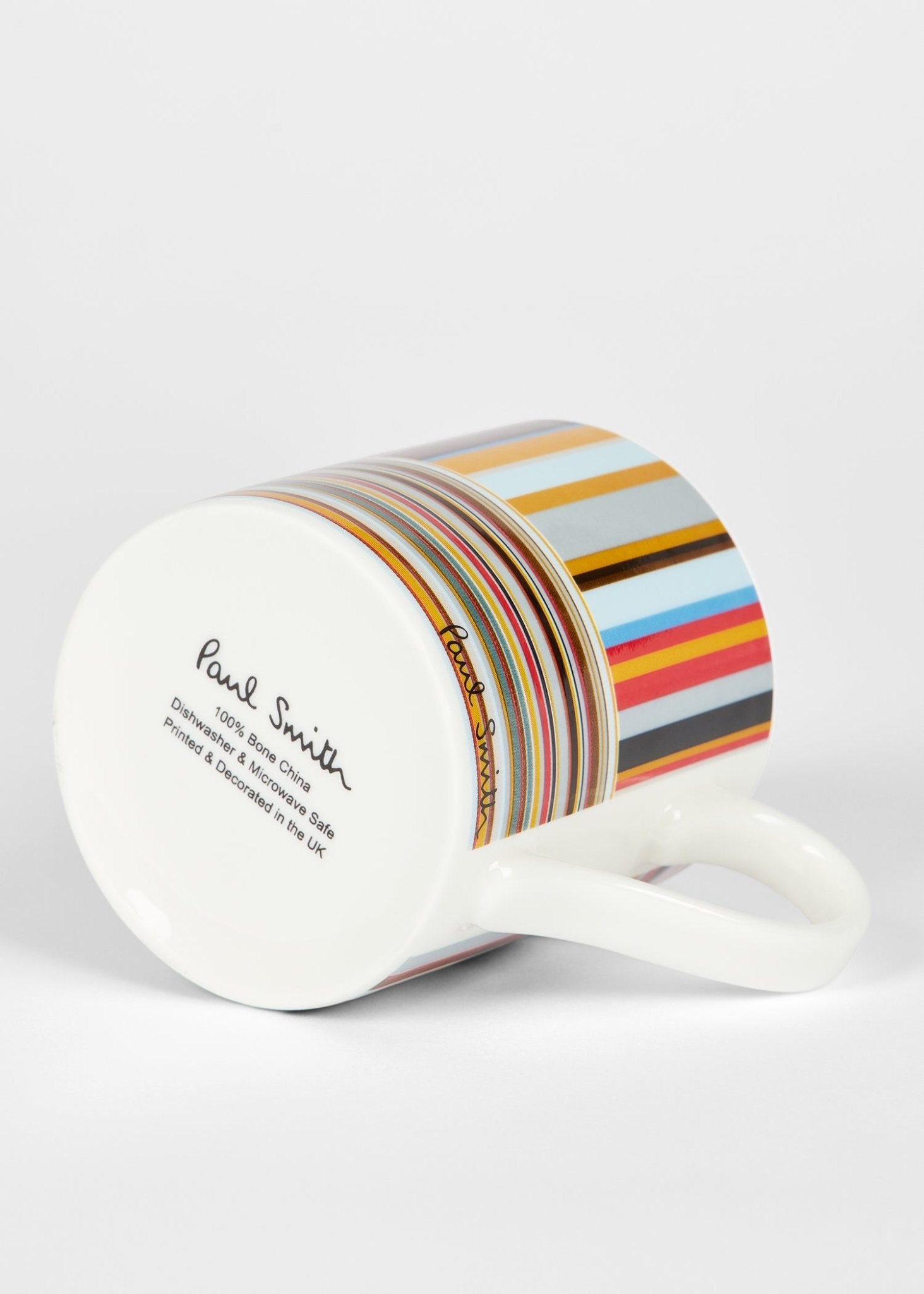 Young Ideas & Henmores -Bone China Horizontal Vertical Stripes Mug -92 Multi Stripe -OS